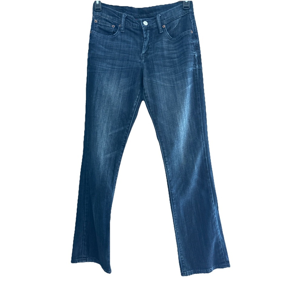 Lucky Brand Womens 4 27 Sweet N Low Bootcut Jeans Dark Wash Western Rodeo
